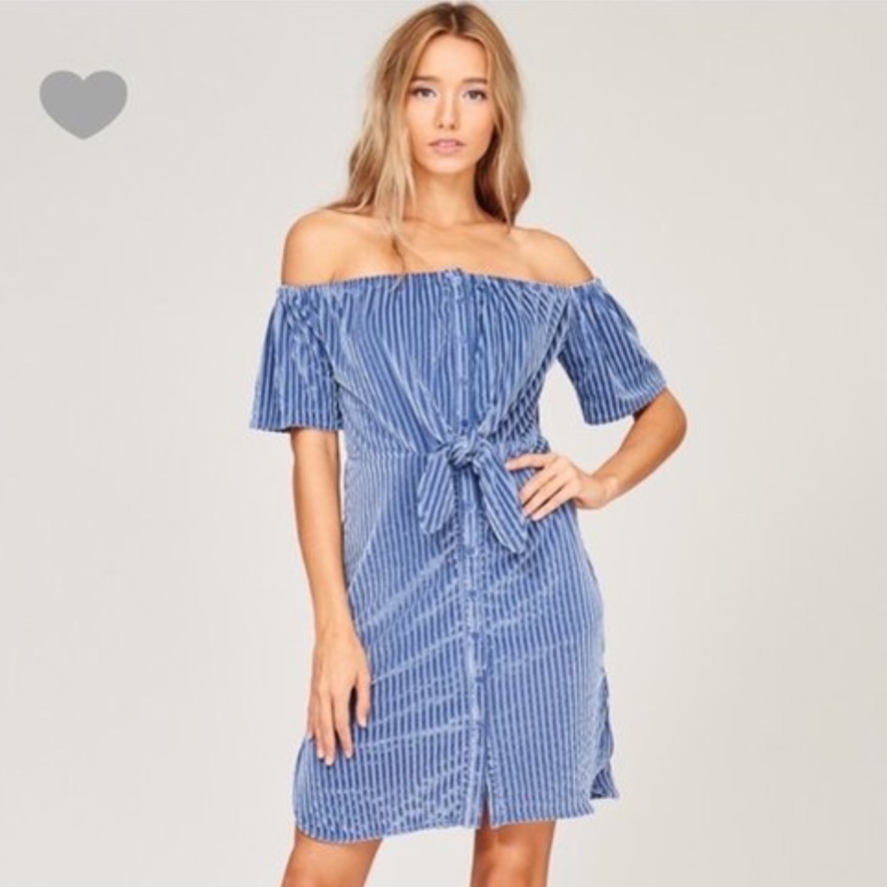✨SALE✨Velvet Button Down Dress